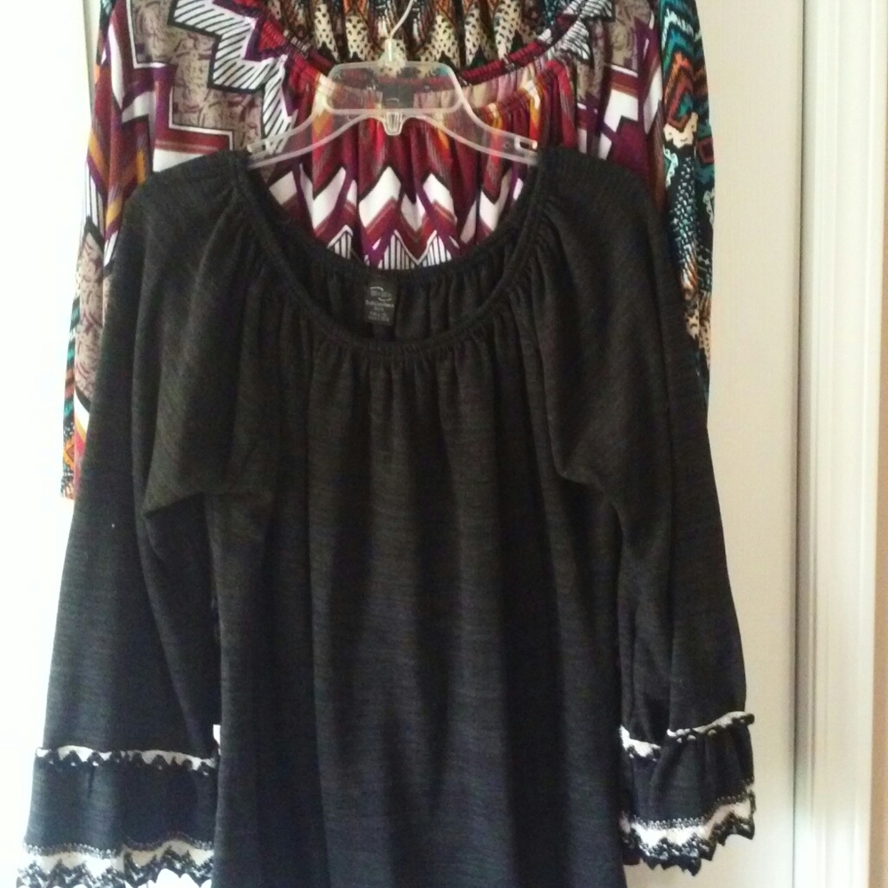Bundle of 3 round scoop neckTunics